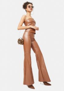 Camel Wild For The Night Vegan Leather Set sold by Dolls Kill
