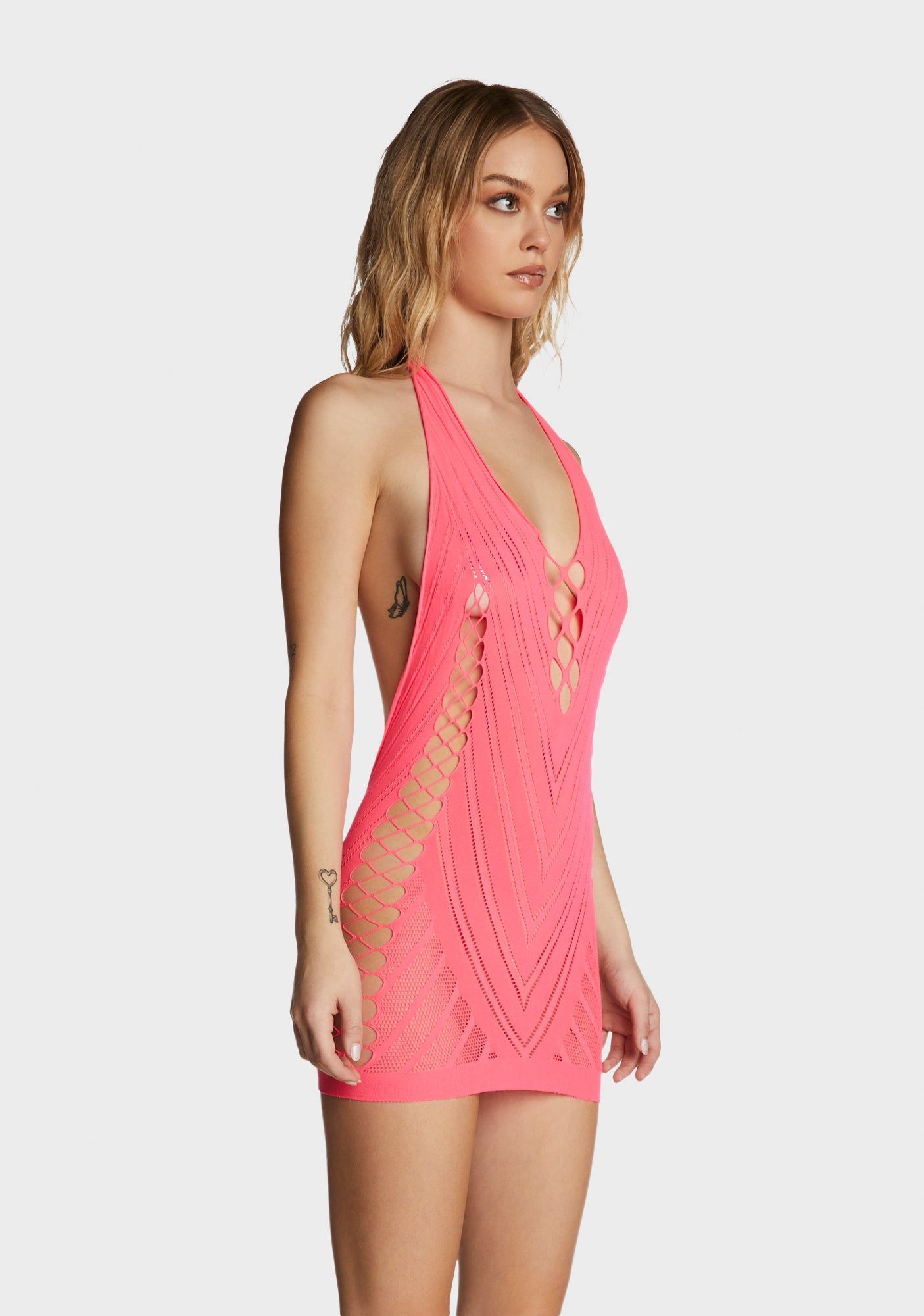 Glowing Glory Mini Dress - Pink sold by Dolls Kill product image thumbnail 4