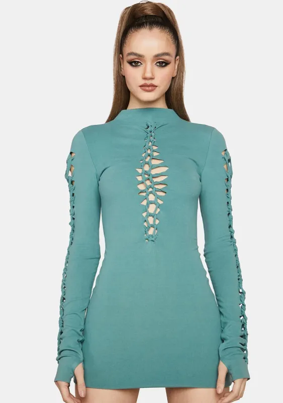 Juniper Vamp Intentions Cut Out Dress sold by Dolls Kill