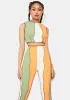 Sashay Away Colorblock Panel Pants Set sold by Dolls Kill