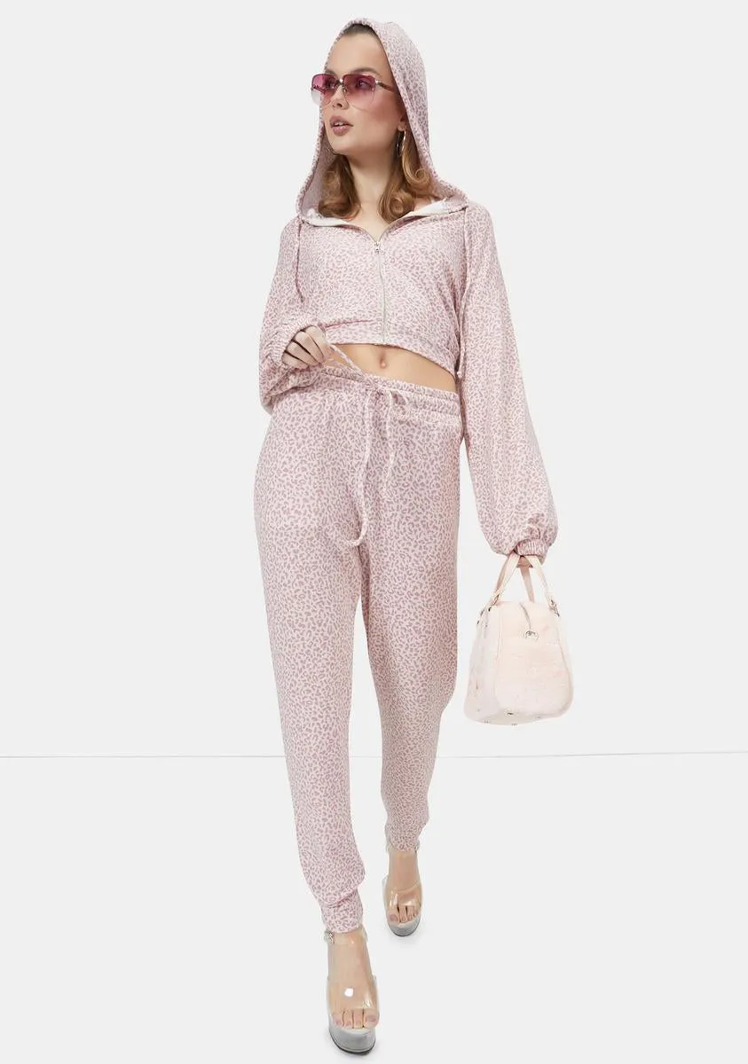 Do U Wanna Know Leopard Joggers sold by Dolls Kill product image thumbnail 3