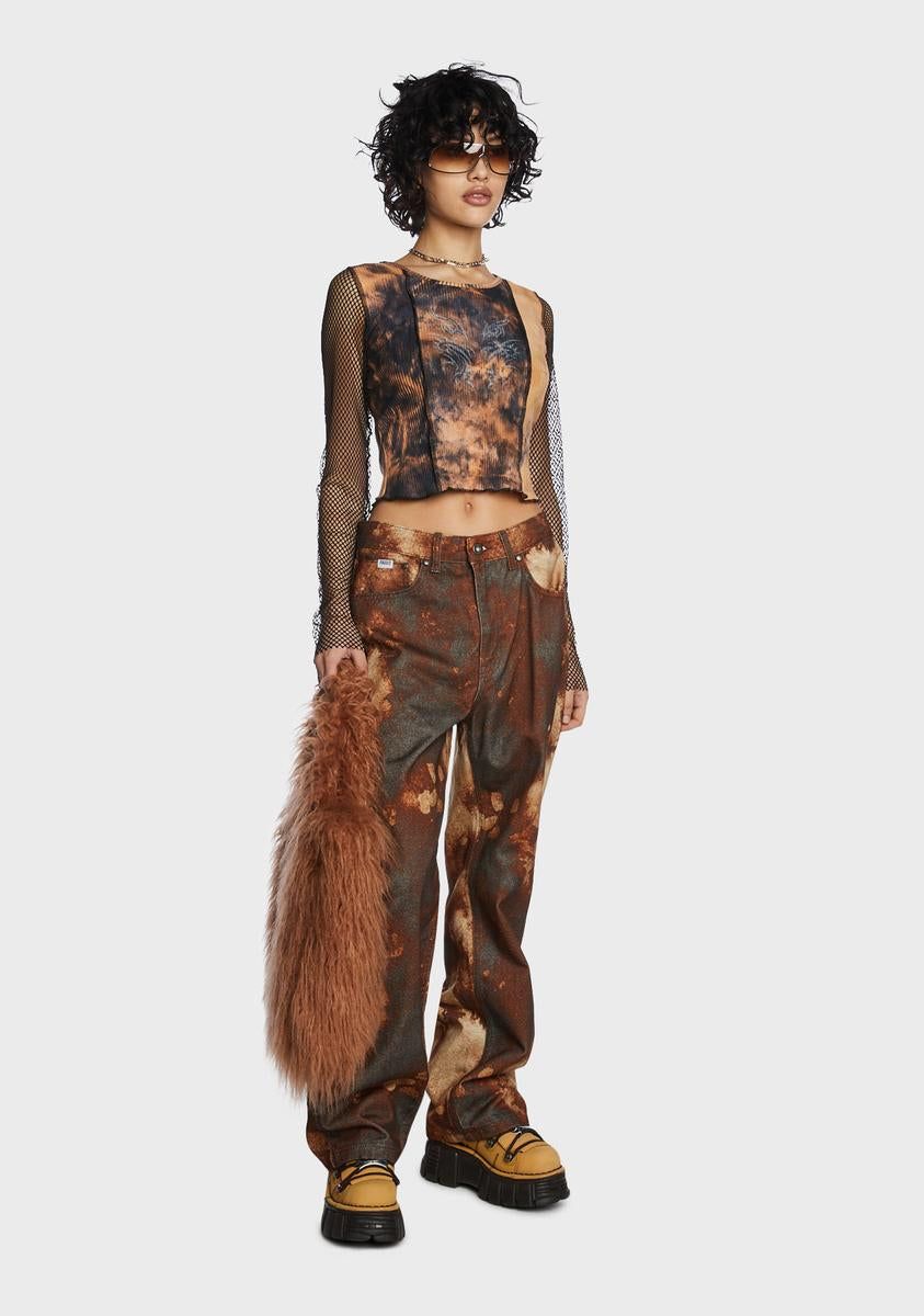 Scarlet Destination Anywhere Brocade Tank sold by Dolls Kill product image thumbnail 4