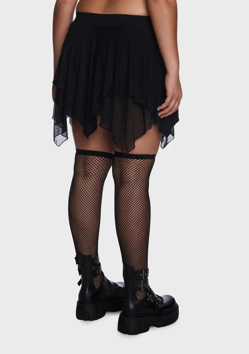 Plus Wait For The Blackout Mini Skirt sold by Dolls Kill product image thumbnail 4