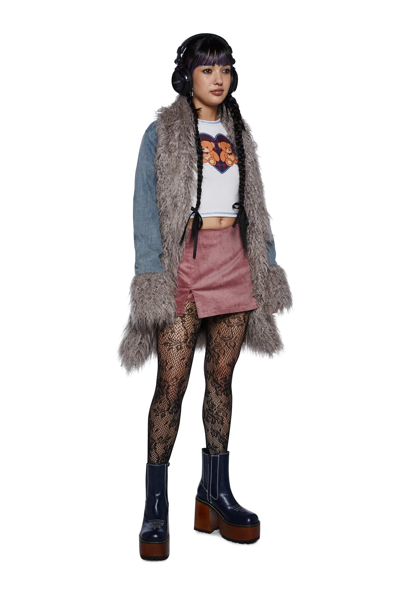 Amplified Dreams Mini Skort sold by Dolls Kill product image thumbnail 2