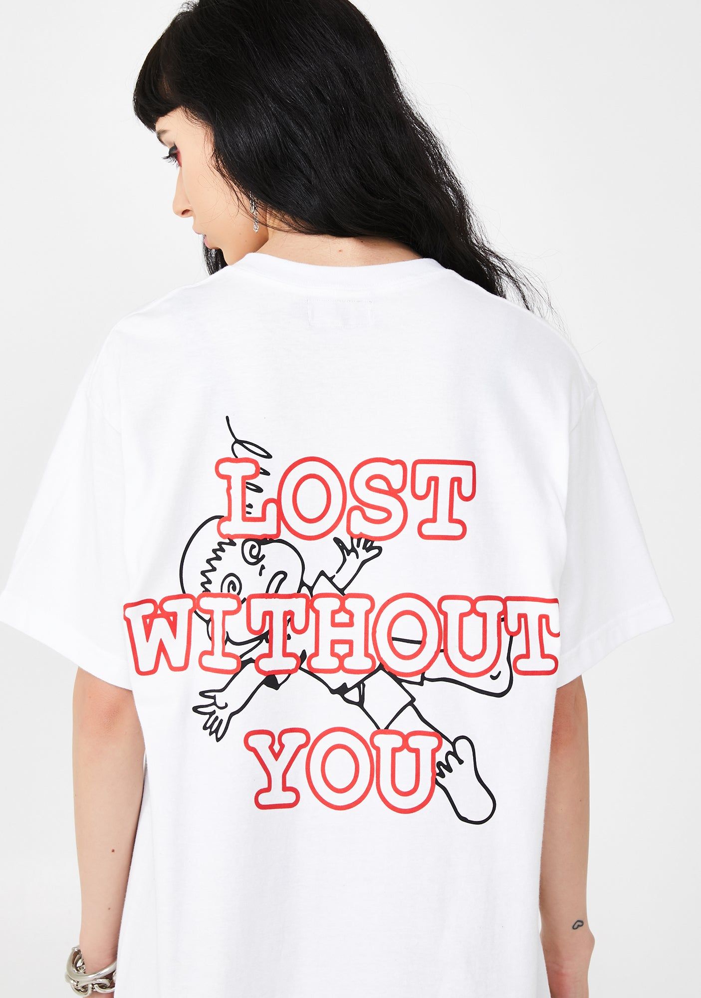 Lost Without You Graphic Tee sold by Dolls Kill