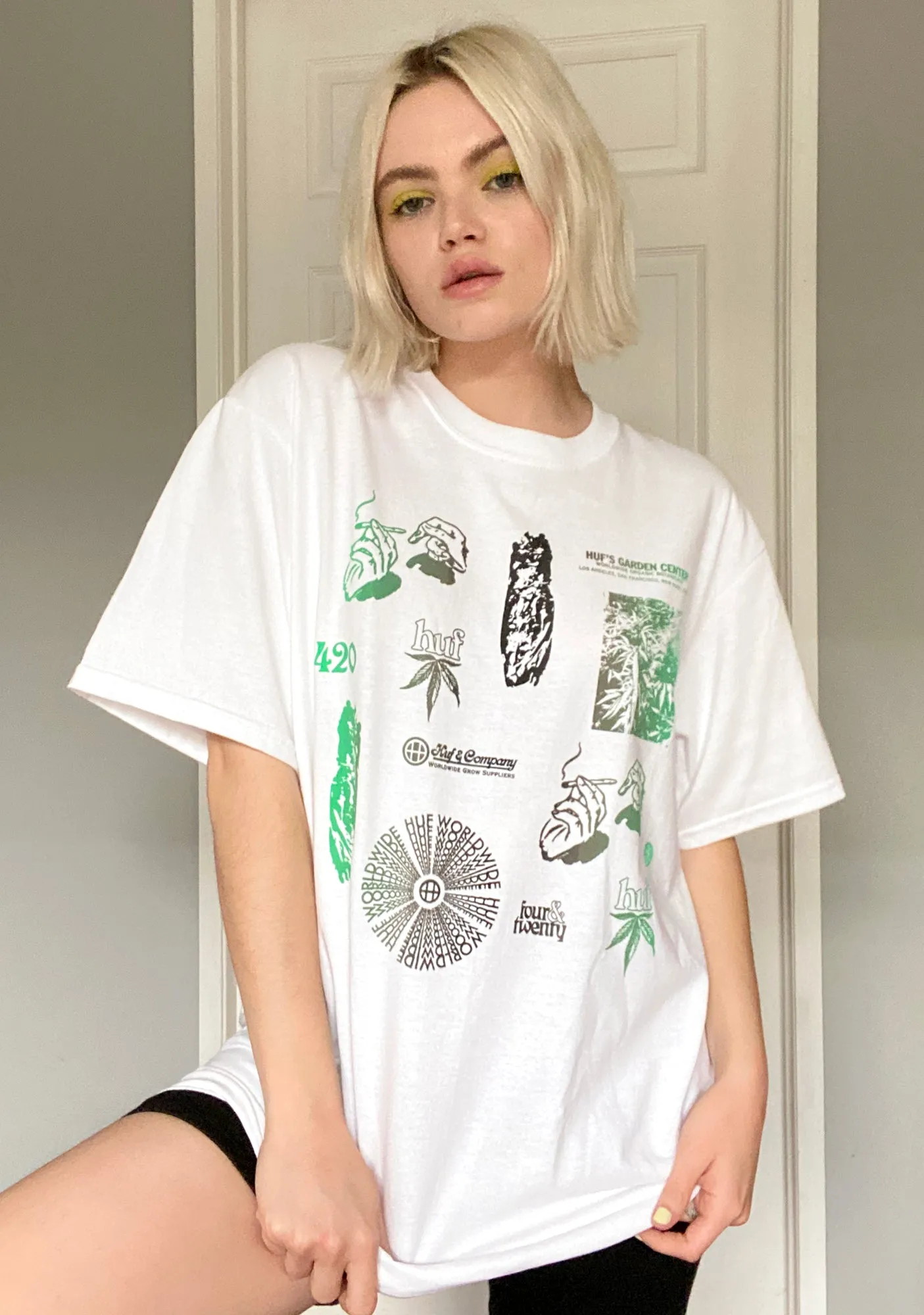 Scattered Leaves Graphic Tee sold by Dolls Kill