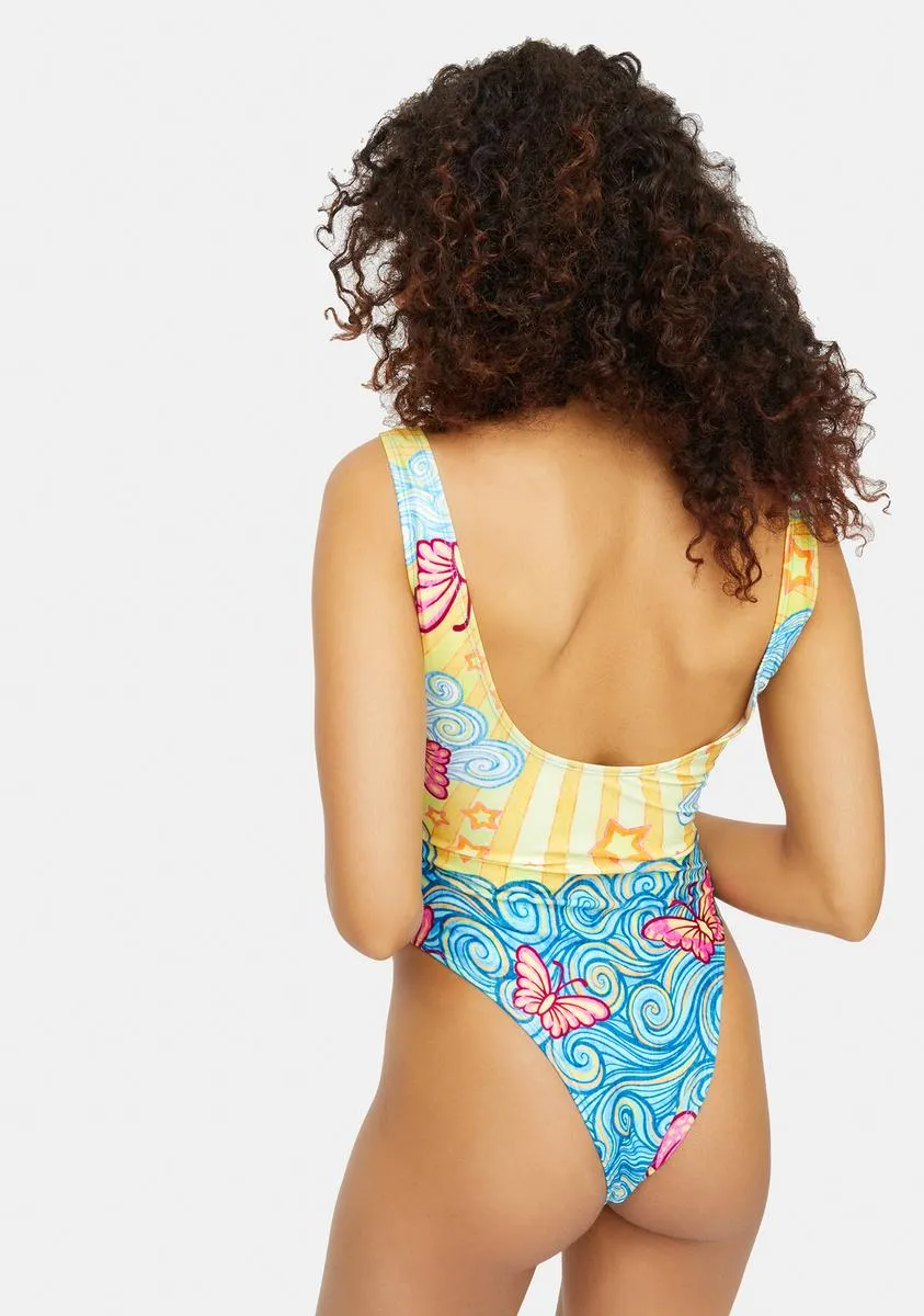 Mermade For U One Piece Swimsuit sold by Dolls Kill product image thumbnail 4