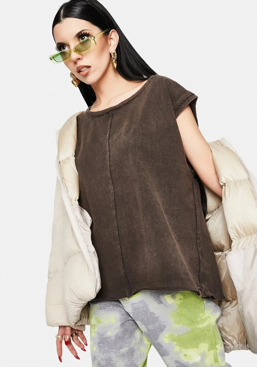 Raven Feather Kasee Muscle Tee sold by Dolls Kill product image thumbnail 2