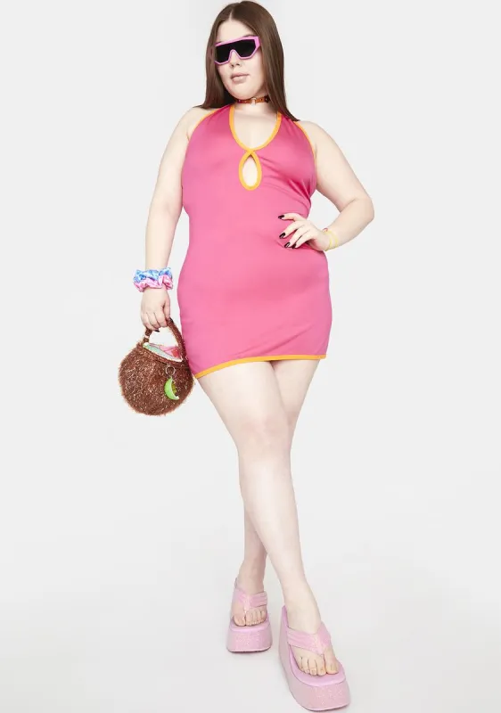 Plus Home At Dawn Colorblock Dress sold by Dolls Kill