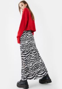 Tinxi Tiger Stripe Maxi Skirt sold by Dolls Kill