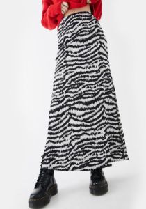 Tinxi Tiger Stripe Maxi Skirt sold by Dolls Kill