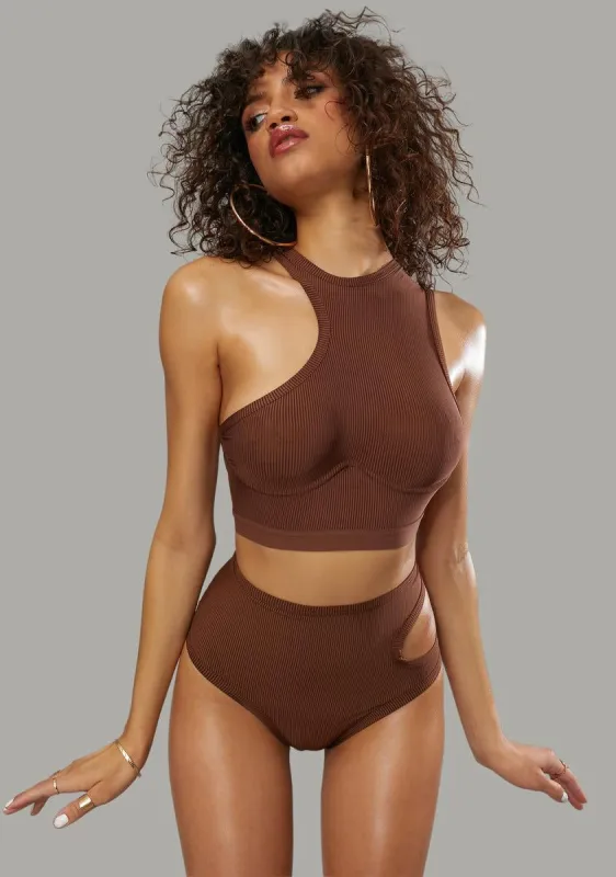Nude Secrets Keyhole Lingerie Set sold by Dolls Kill