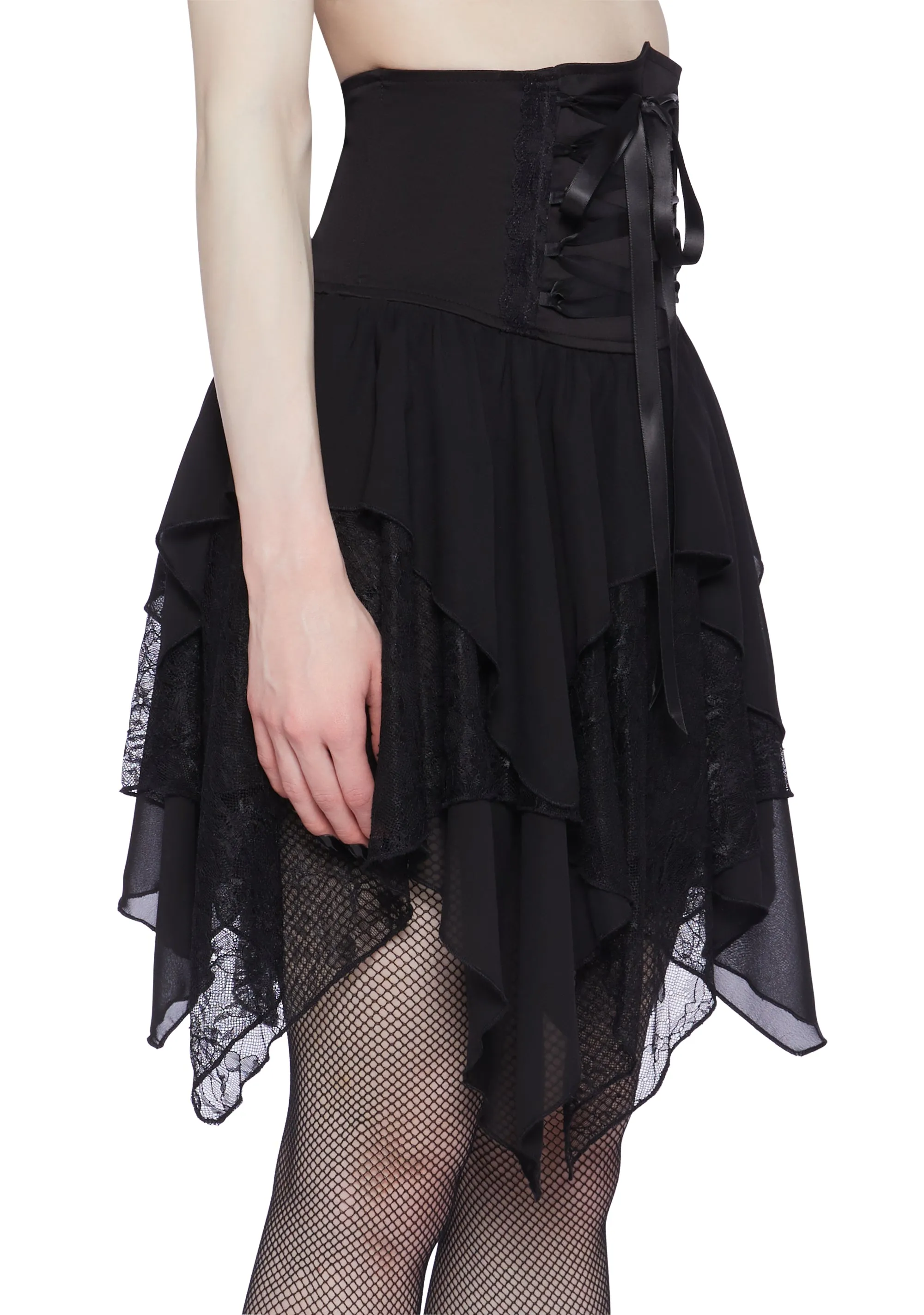 Secretly Spellbound Waist Cinching Skirt sold by Dolls Kill product image thumbnail 5