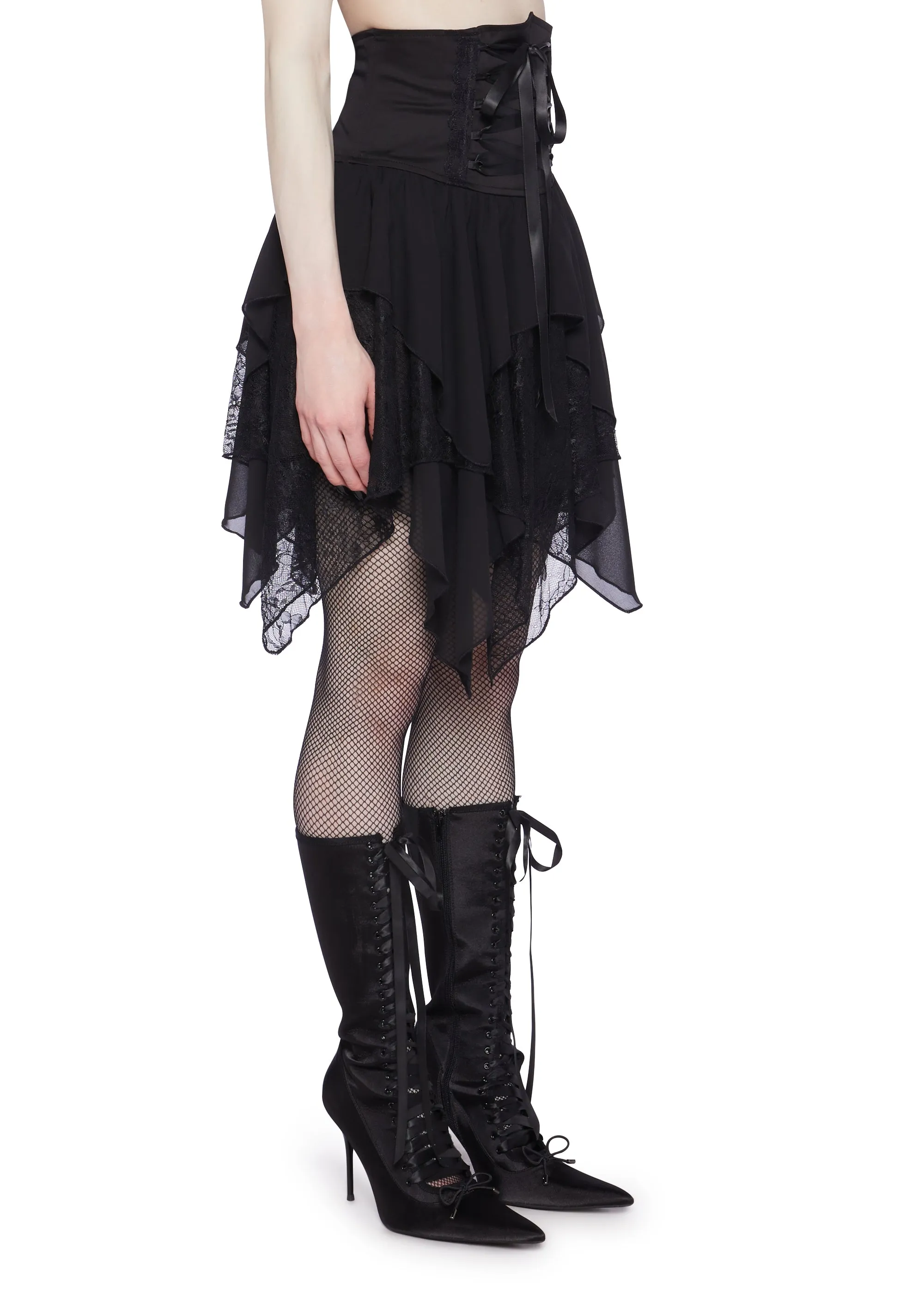 Secretly Spellbound Waist Cinching Skirt sold by Dolls Kill product image thumbnail 4