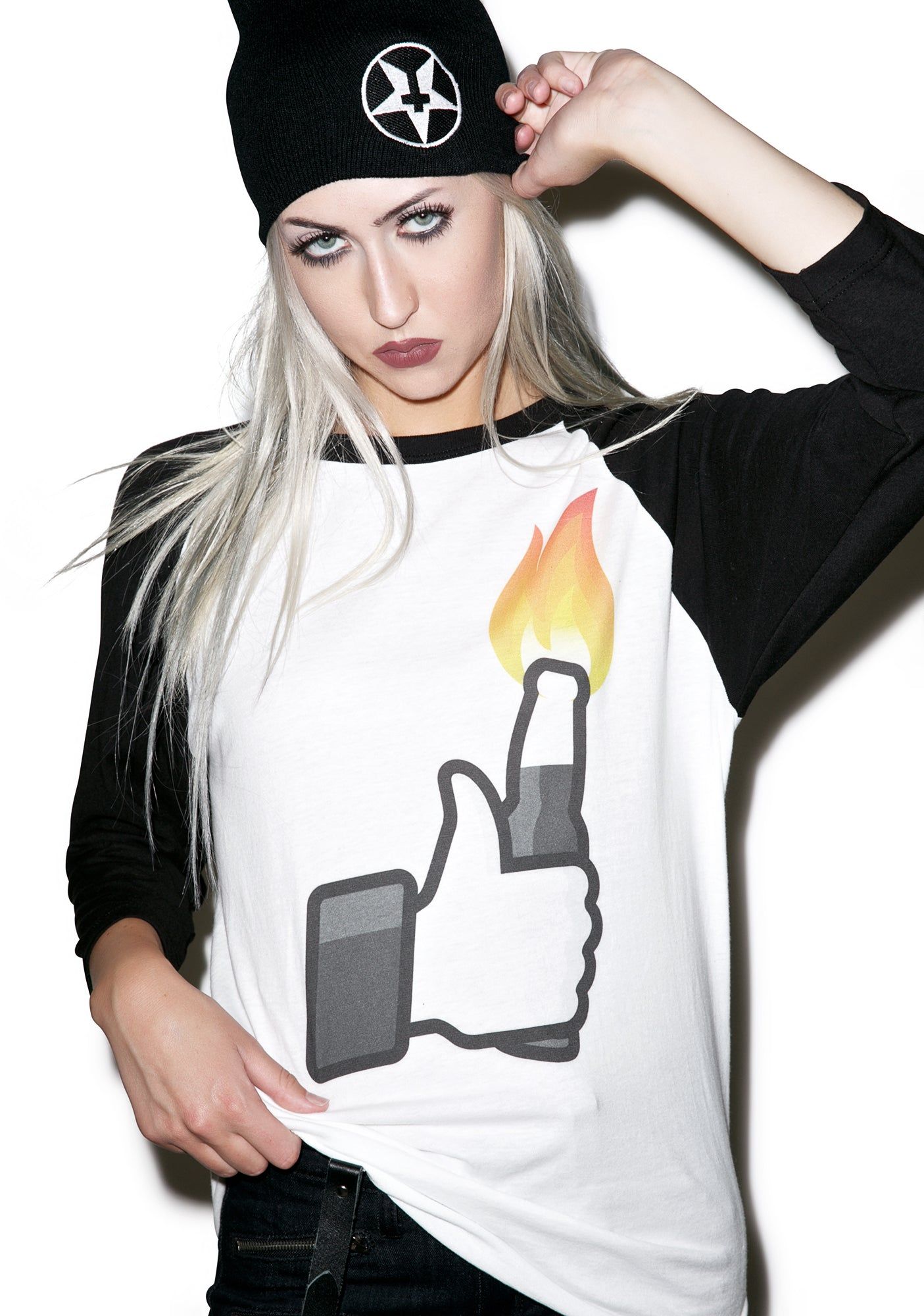 Cocktail Chaos Baseball Tee sold by Dolls Kill product image thumbnail 3