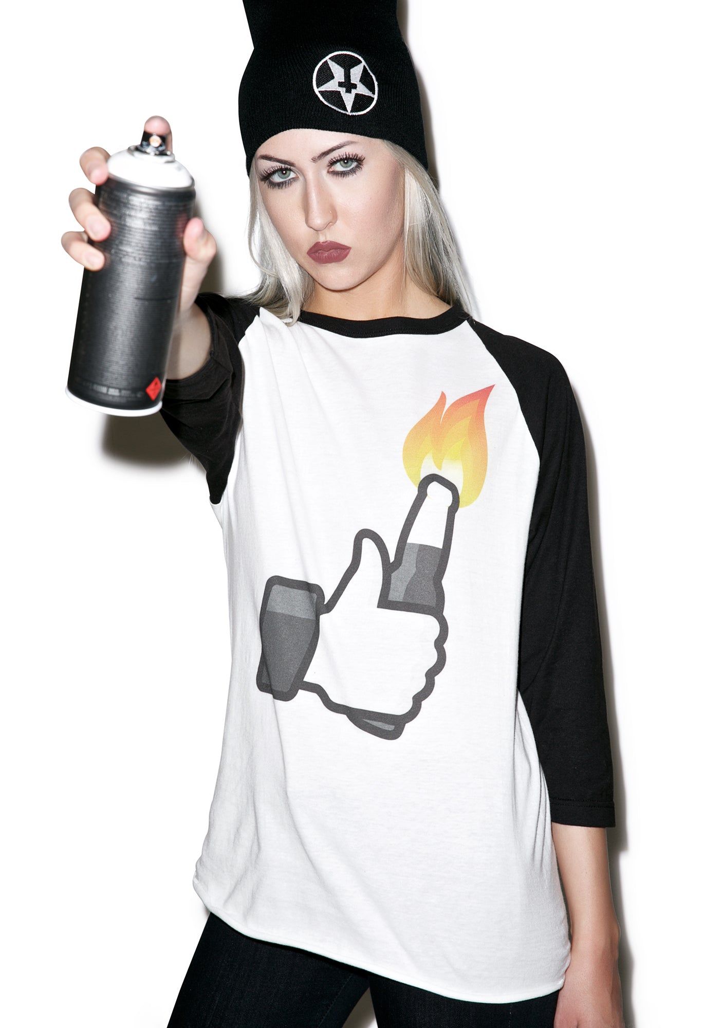 Cocktail Chaos Baseball Tee sold by Dolls Kill product image thumbnail 4