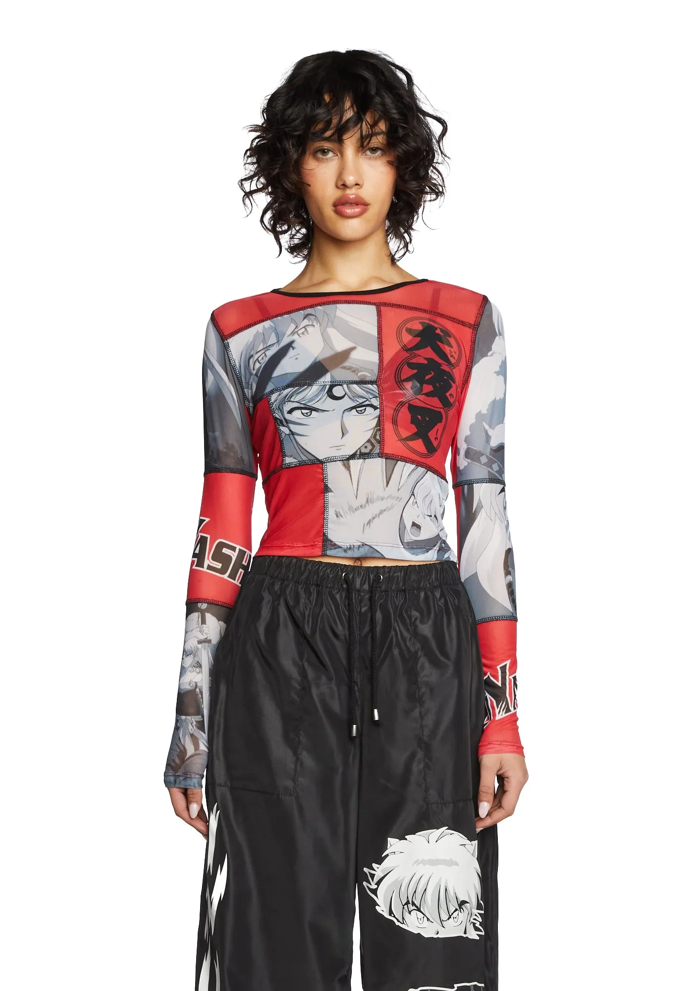 Make You Pay Mesh Top sold by Dolls Kill