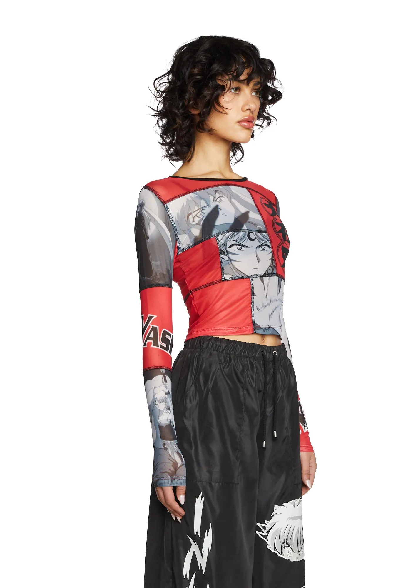 Make You Pay Mesh Top sold by Dolls Kill product image thumbnail 4