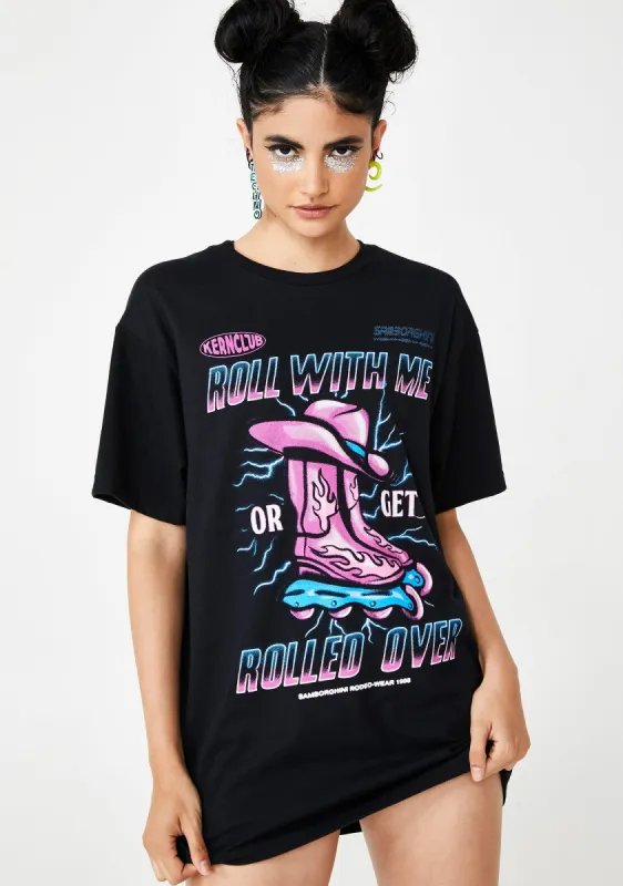Roll With Me Graphic Tee sold by Dolls Kill