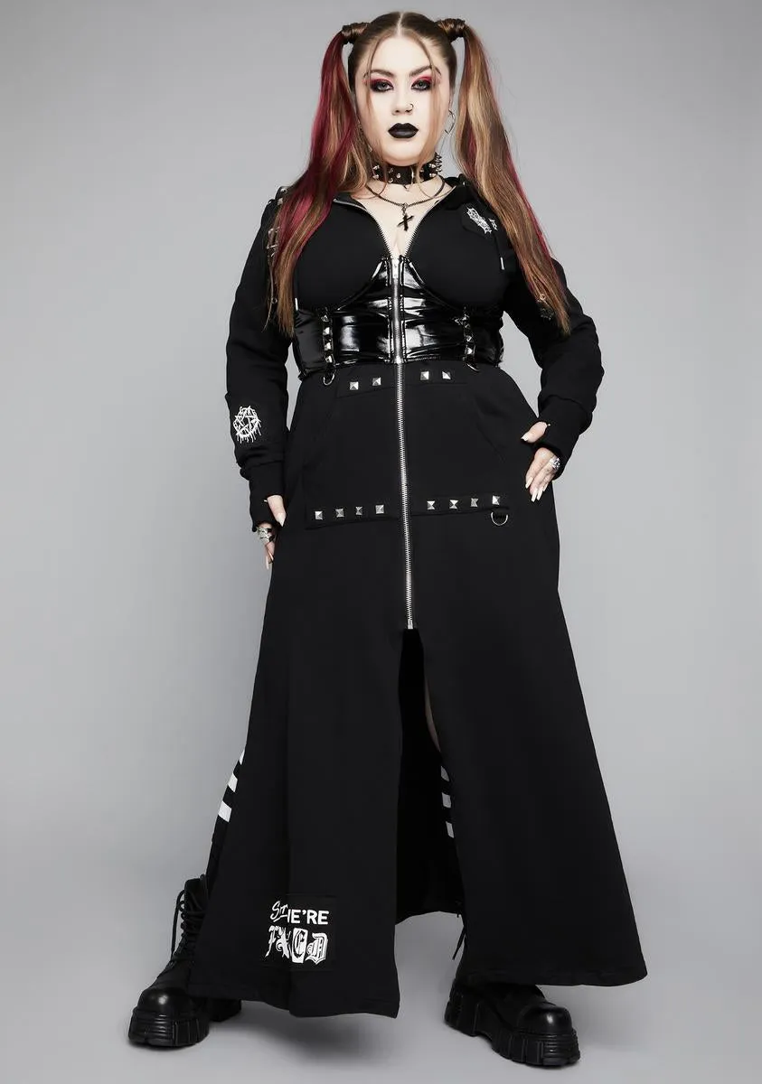 Eternal Fear & Loathing Duster Hoodie sold by Dolls Kill