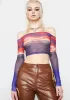 Vacation Dreams Off Shoulder Top sold by Dolls Kill