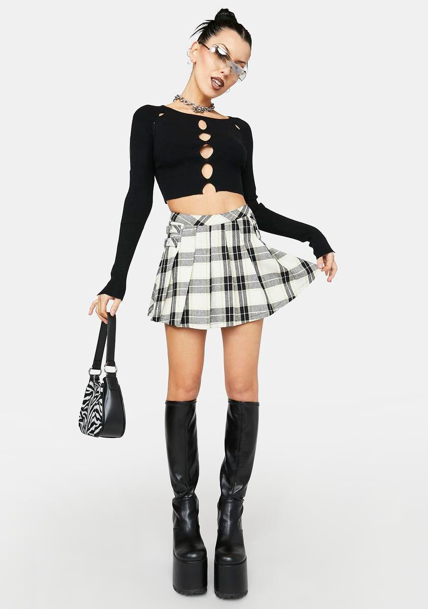 Wicked Fate's On Our Side Cut-Out Top sold by Dolls Kill product image thumbnail 3