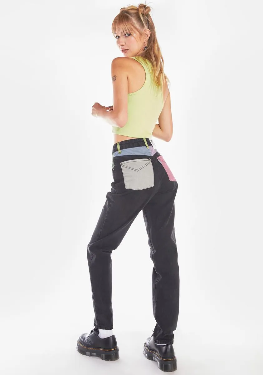 Charcoal Illuminate Jeans sold by Dolls Kill product image thumbnail 4