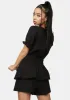 Found Treasures Puff Sleeves Romper sold by Dolls Kill