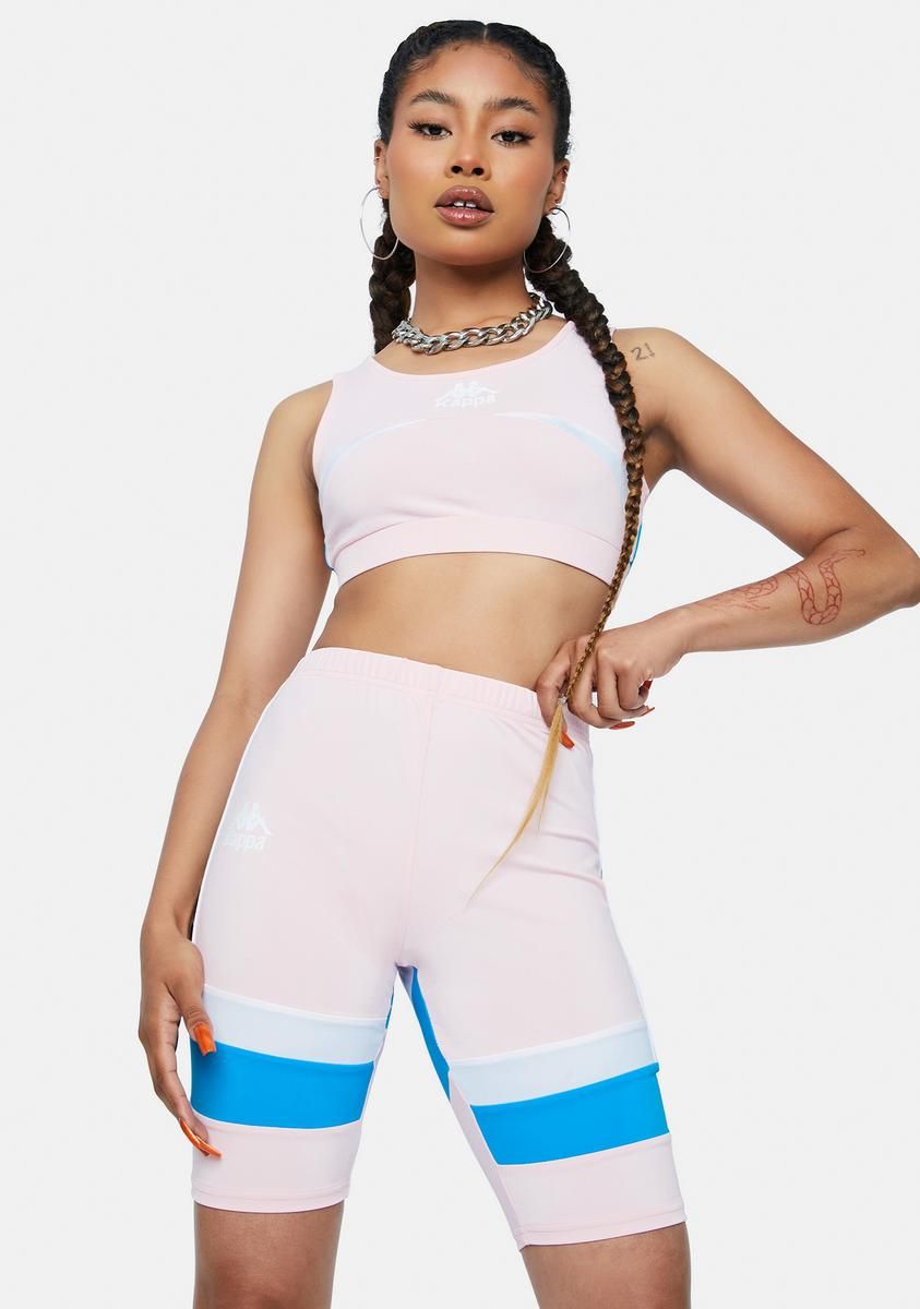 Pink Authentic Football Eve Bike Shorts sold by Dolls Kill product image thumbnail 2