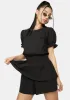 Found Treasures Puff Sleeves Romper sold by Dolls Kill