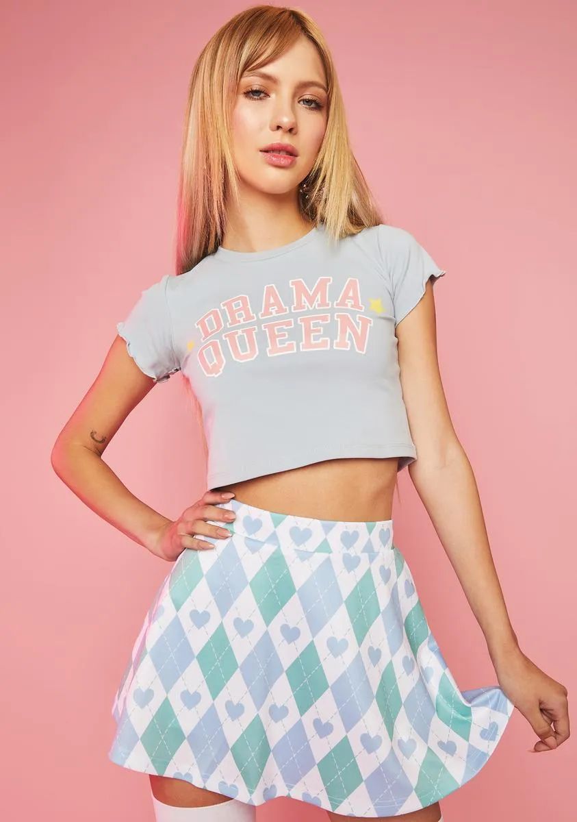 Playing Doubles Argyle Mini Skirt sold by Dolls Kill product image thumbnail 2