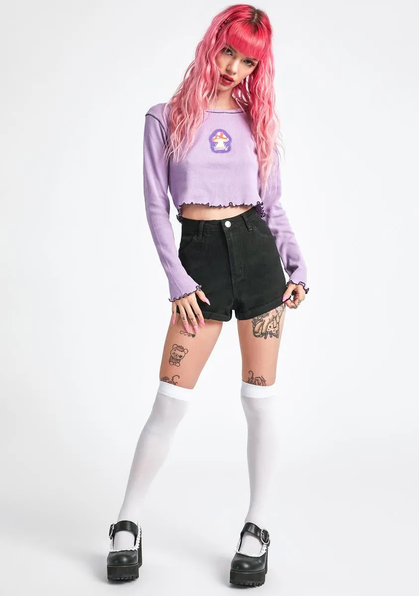Feel The Magic Long Sleeve Top sold by Dolls Kill product image thumbnail 3