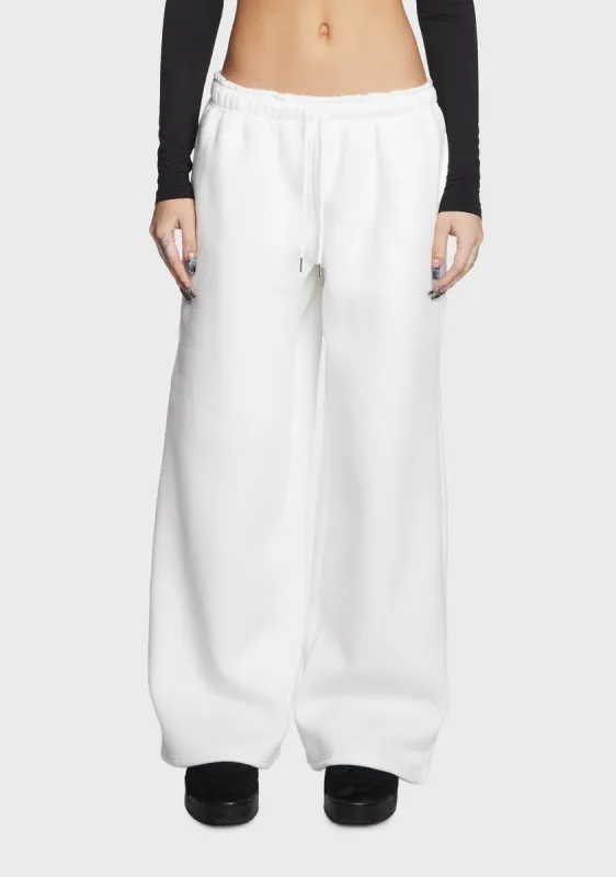 Kamari Low Rise Wide Sweatpants sold by Dolls Kill