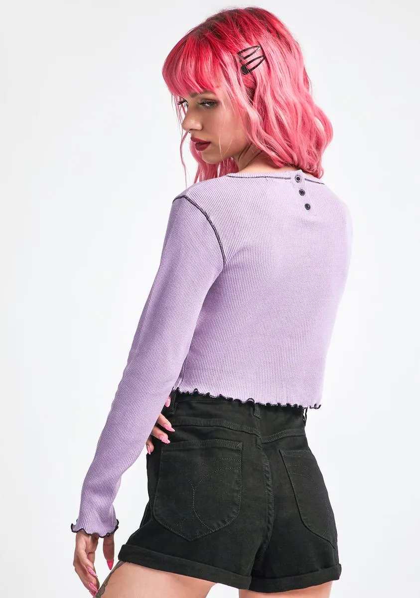 Feel The Magic Long Sleeve Top sold by Dolls Kill product image thumbnail 4