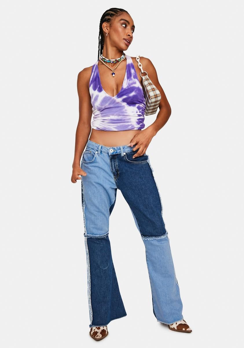 Arkin Tie Dye Halter Top sold by Dolls Kill product image thumbnail 3