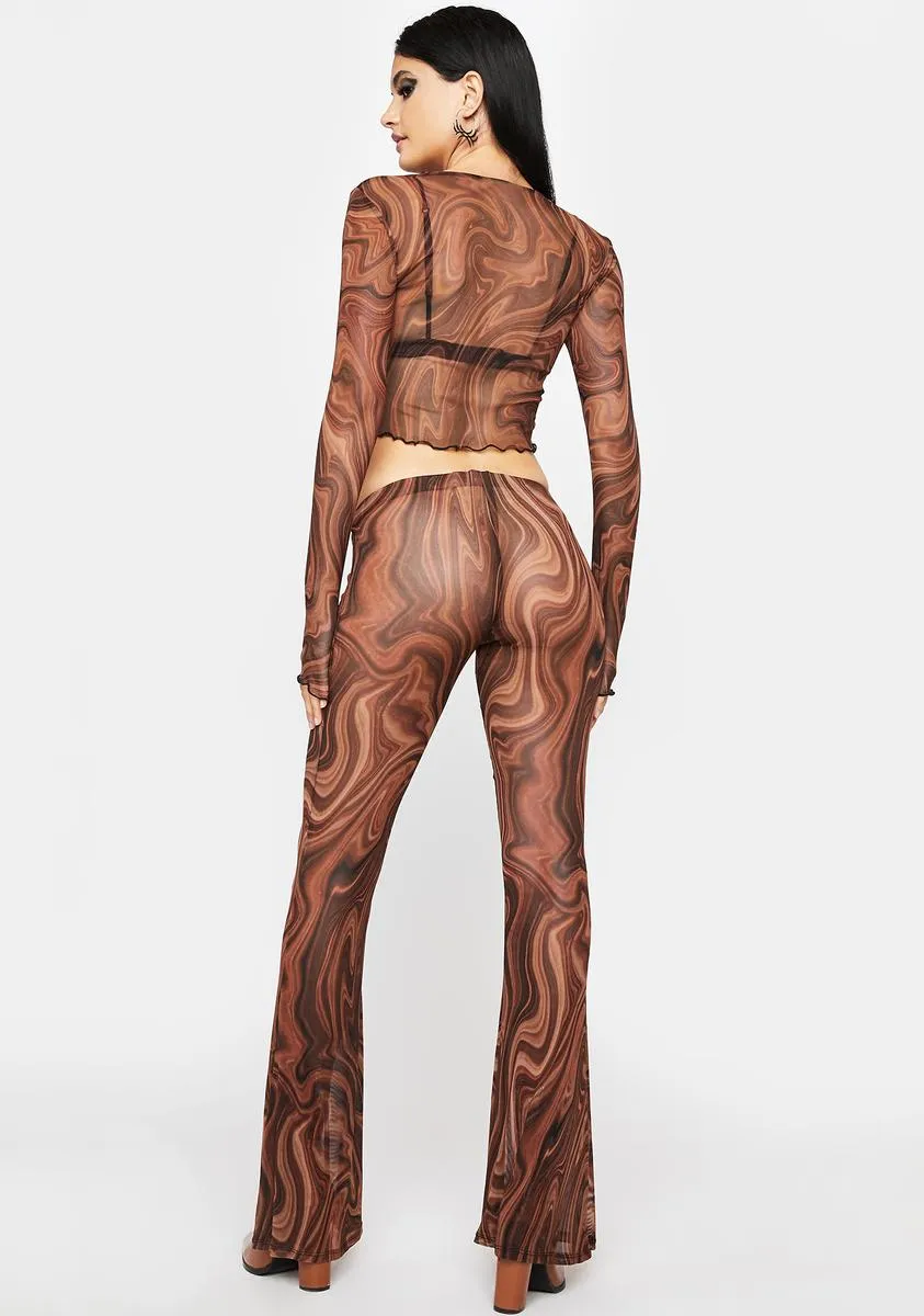 Reflect On Me Flared Pants sold by Dolls Kill product image thumbnail 4