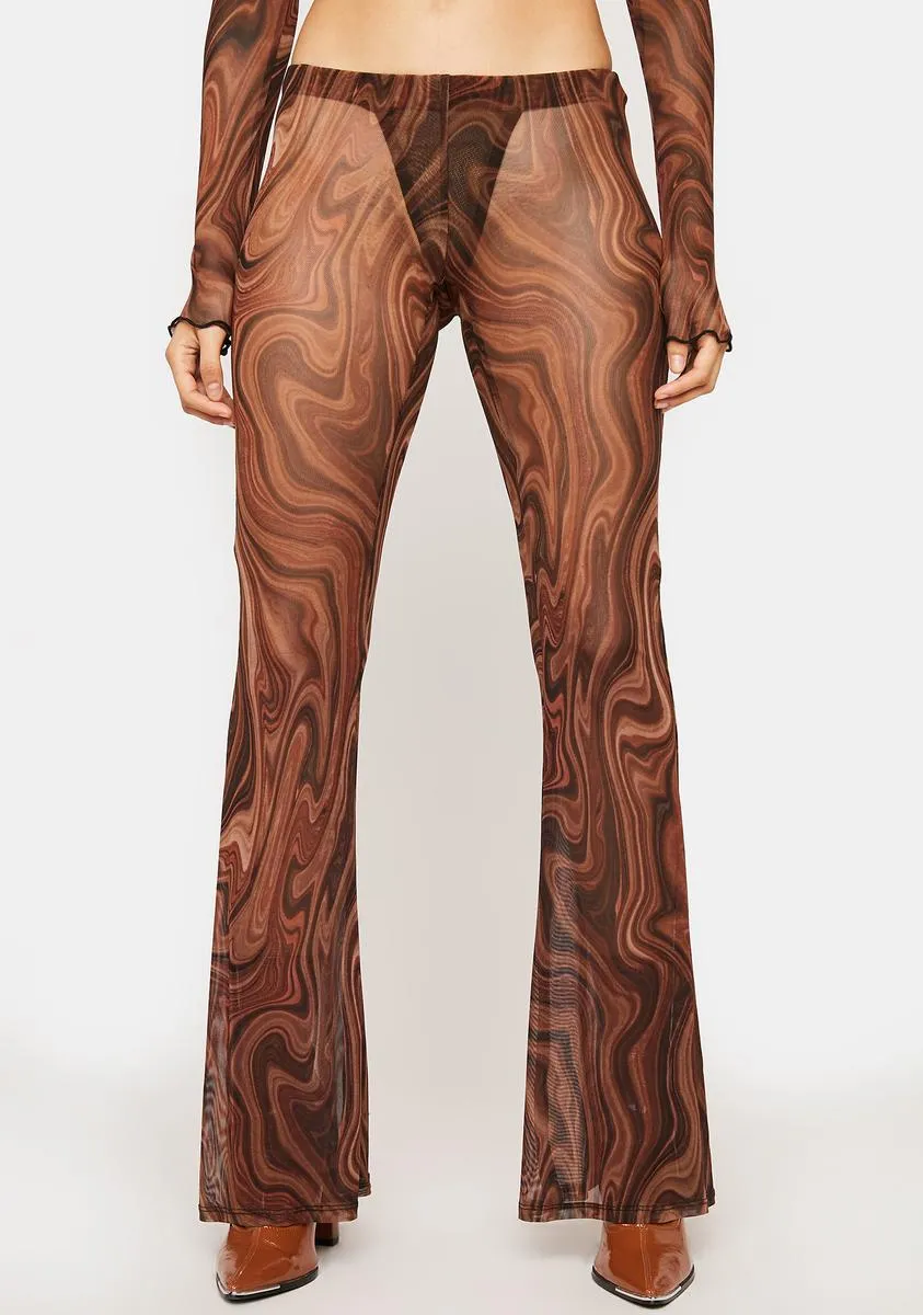 Reflect On Me Flared Pants sold by Dolls Kill