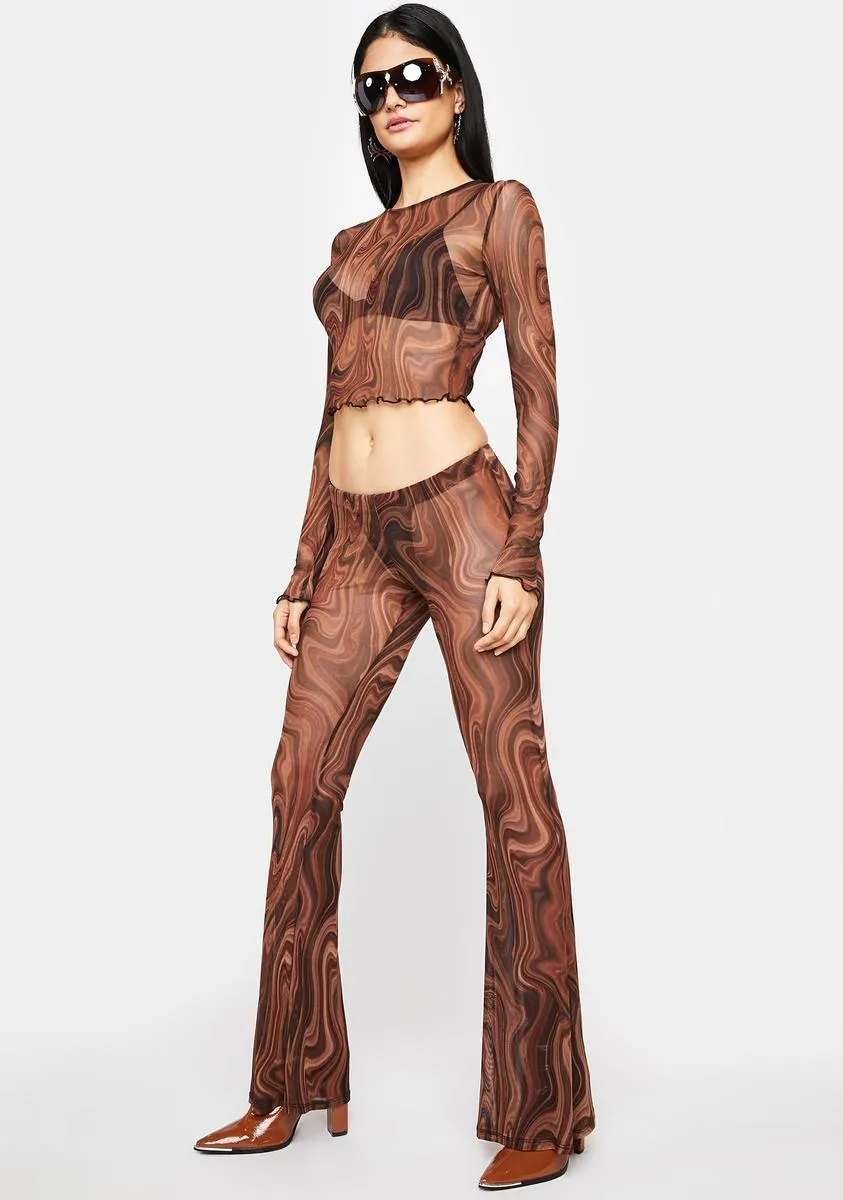 Reflect On Me Flared Pants sold by Dolls Kill product image thumbnail 2