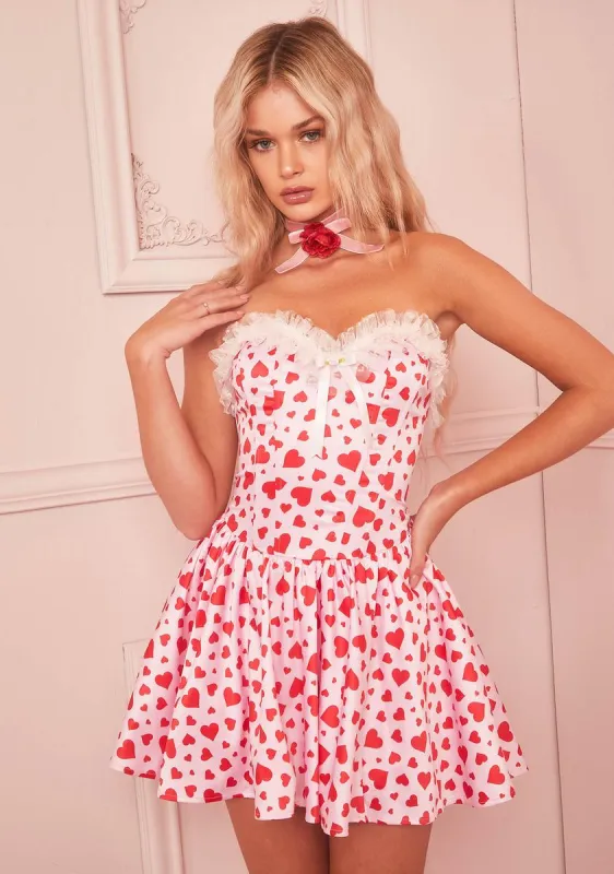 Love Surrounds Me Corset Dress sold by Dolls Kill