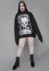 Plus Ashes To Ashes Graphic Hoodie sold by Dolls Kill