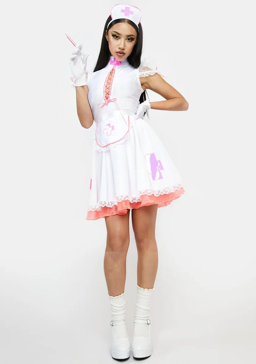 Neon Nurse Costume Set sold by Dolls Kill product image thumbnail 3