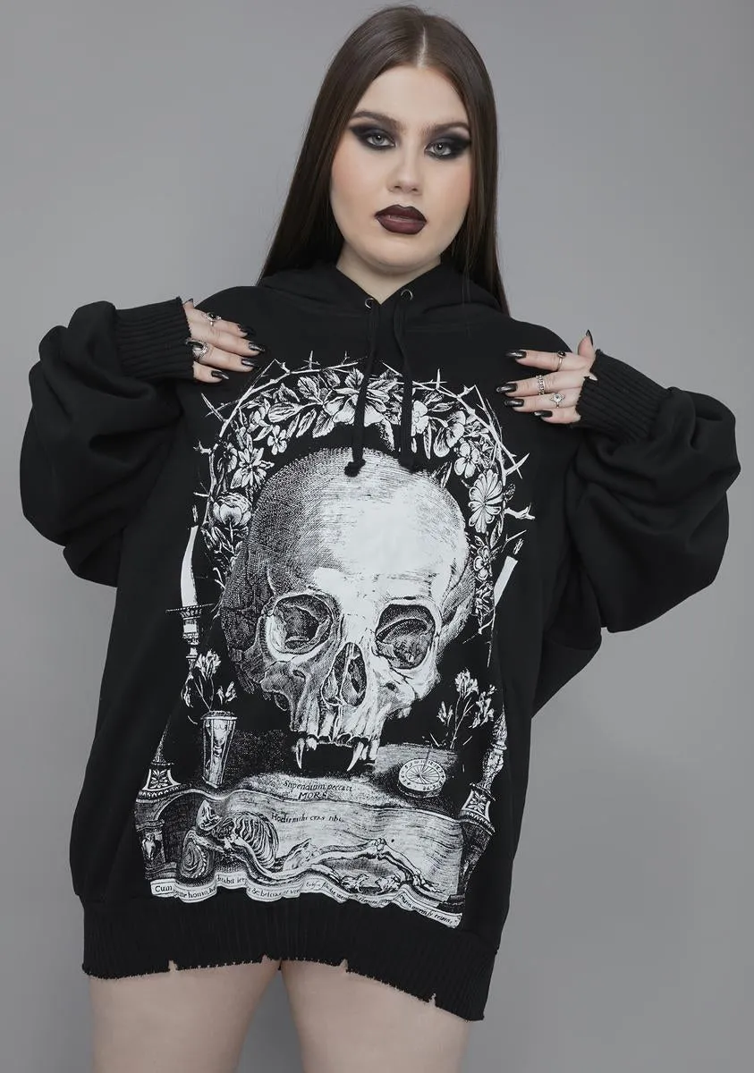 Plus Ashes To Ashes Graphic Hoodie sold by Dolls Kill