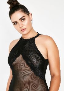 Slay Sista Sheer Bodysuit sold by Dolls Kill