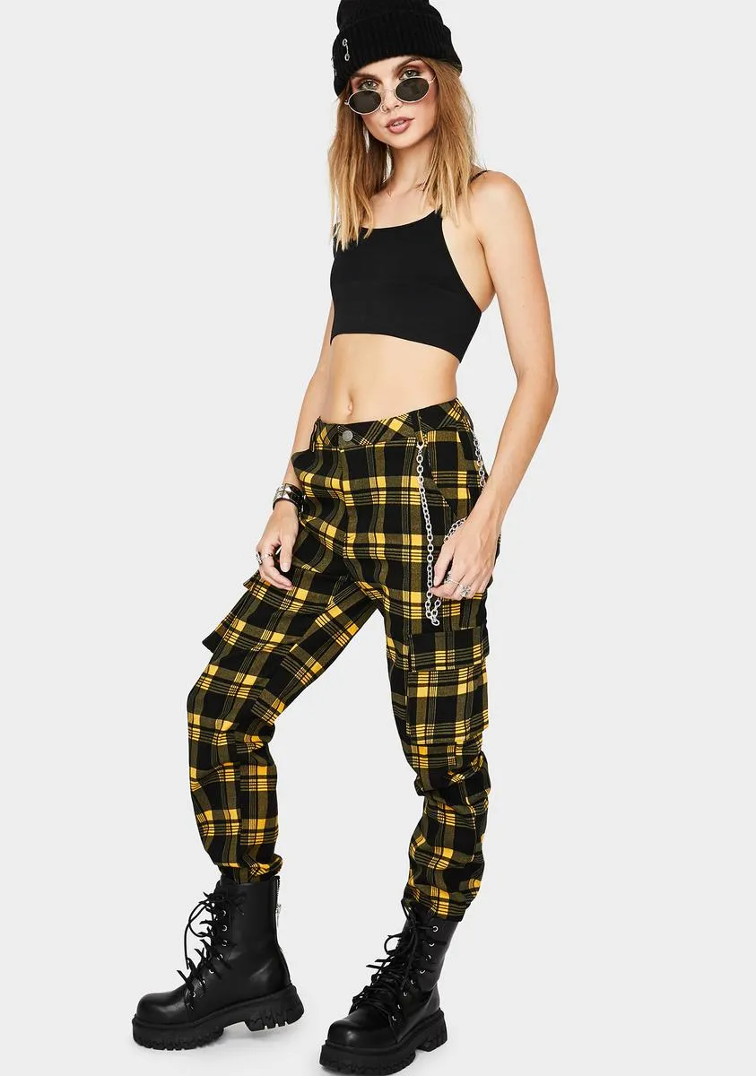 Misfit Misconduct Cargo Pants sold by Dolls Kill