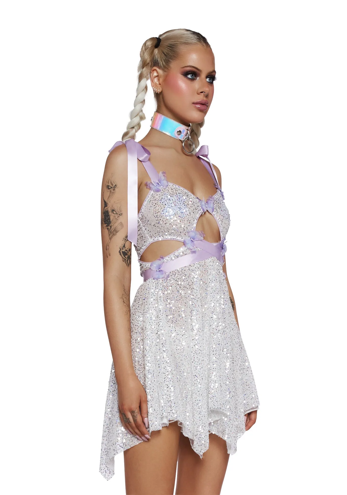 Mystical Stars Mini Dress sold by Dolls Kill product image thumbnail 3