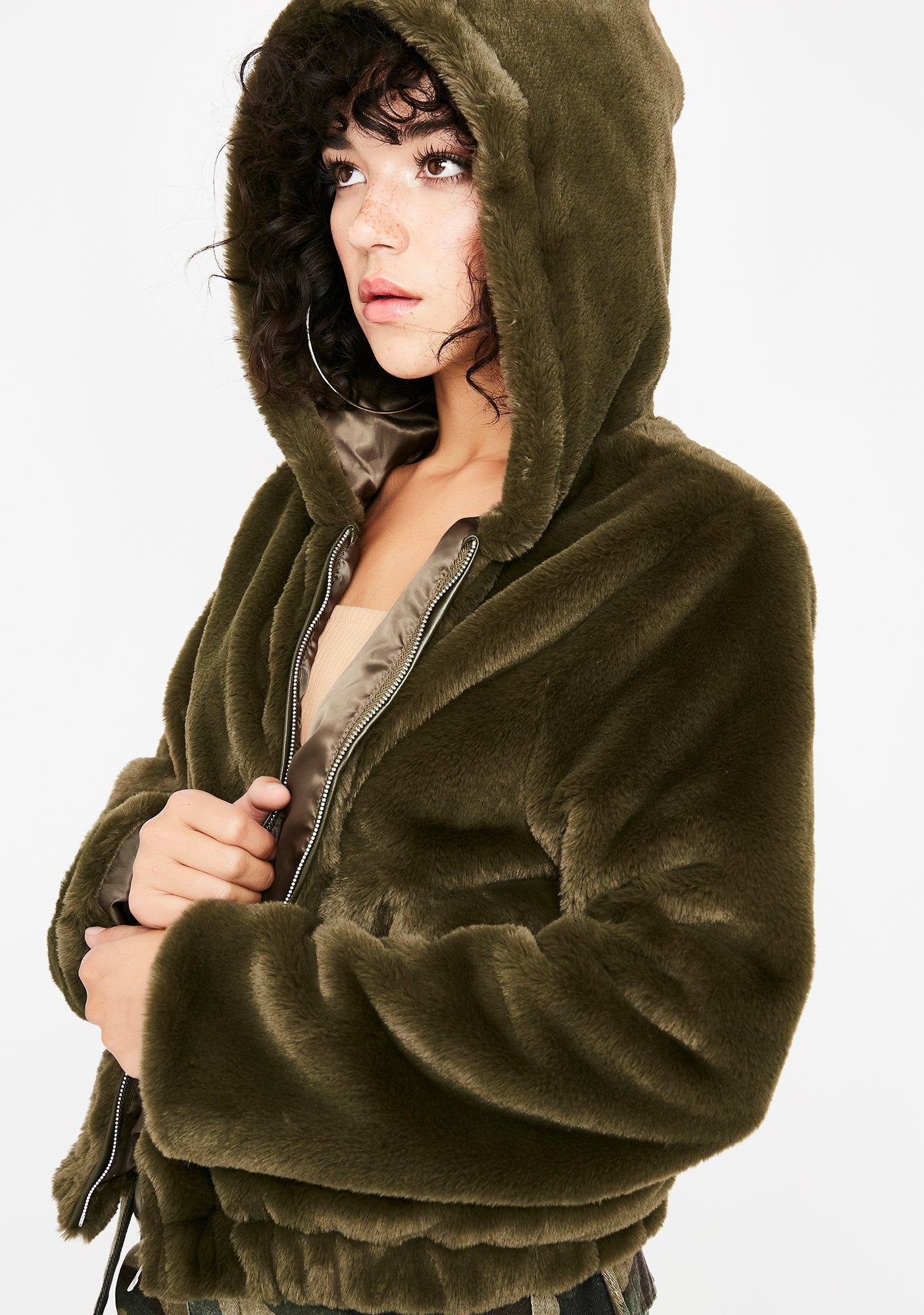 Dank Cuddle Buddy Fuzzy Jacket sold by Dolls Kill product image thumbnail 2