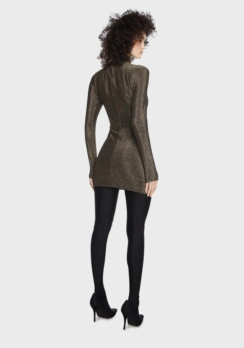 Lurex Slash Cutout Dress sold by Dolls Kill product image thumbnail 5