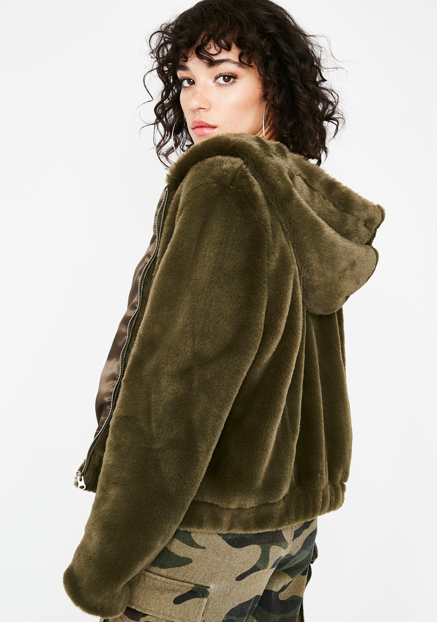 Dank Cuddle Buddy Fuzzy Jacket sold by Dolls Kill product image thumbnail 4