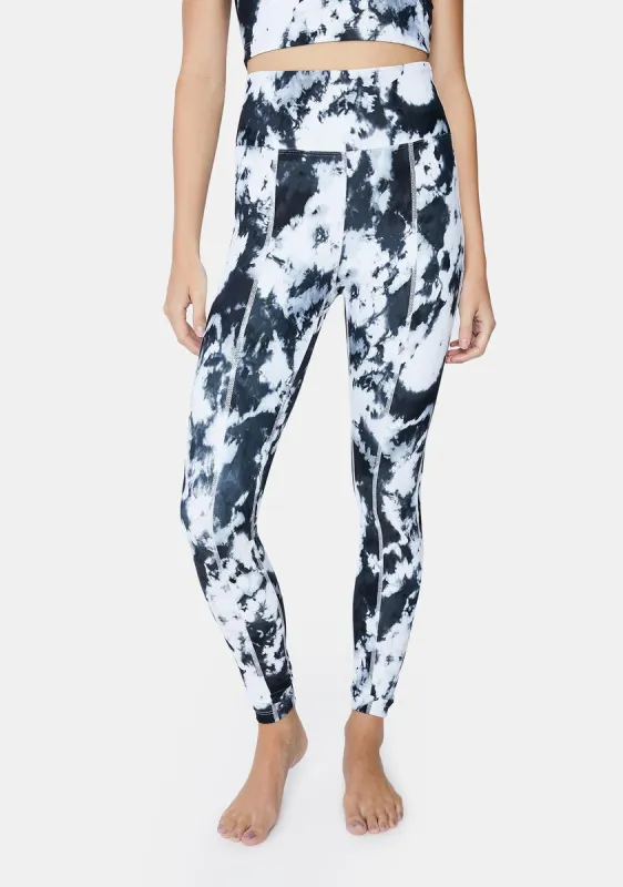 Rocky Tie Dye Leggings sold by Dolls Kill