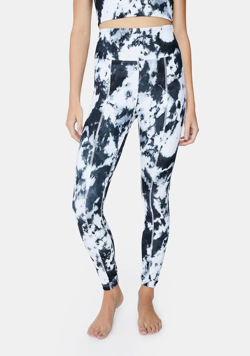 Rocky Tie Dye Leggings sold by Dolls Kill